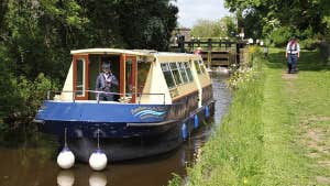 Picture of barge in canal