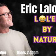 This image shows Eric Lalor showing off his new show Eric Lalor - ‘Lol’er by Nature’