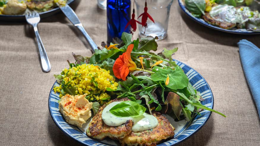 A meal from the Stone Barn Café on Clare Island, Co Mayo