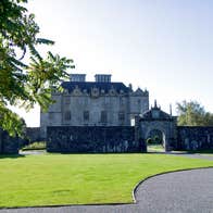 Sunny day at Portumna Castle and Gardens, Portumna, County Galway