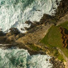 Aerial image of the Blasket Centre in County Kerry