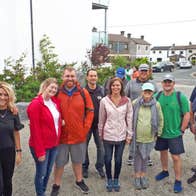 Athas Tours group of people enjoying a tour of Galway City