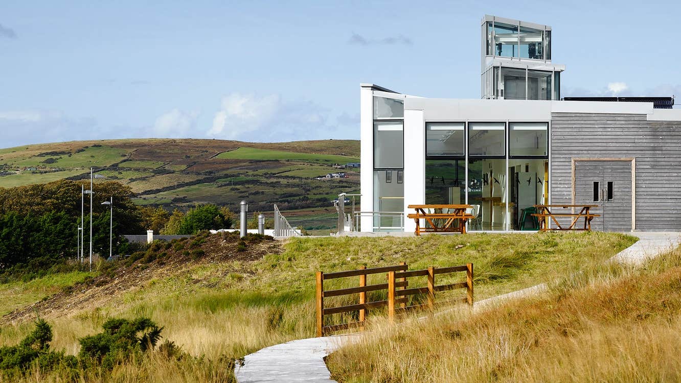 A building in the rural countryside