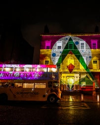 Vintage Tea Trips Christmas Lights Trip