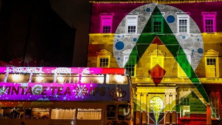 Vintage Tea Trips Christmas Lights Trip