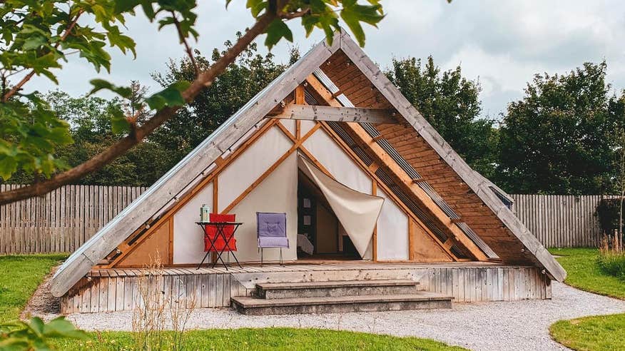 A glamping hut at Killarney Glamping at the Grove in County Kerry