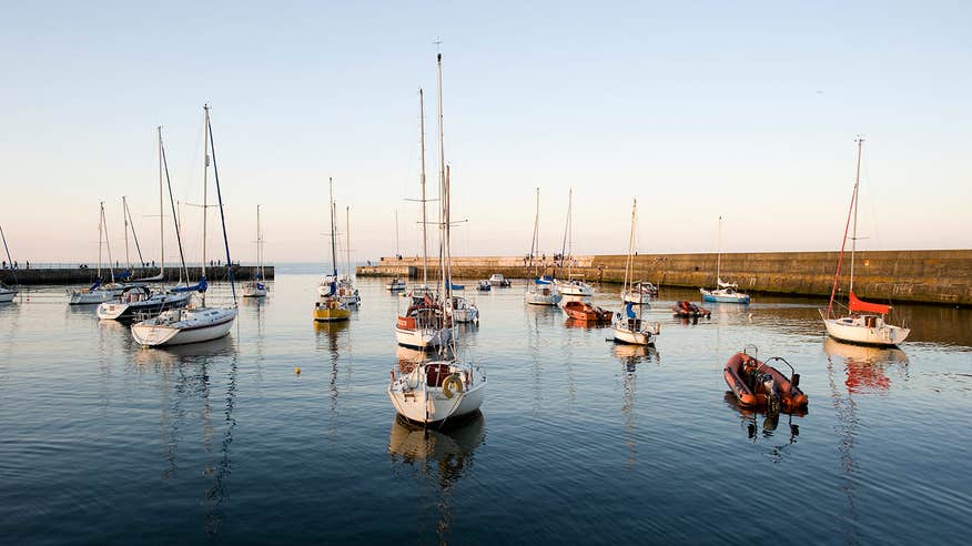 Boats at Bray Harbour, Co. Wicklow