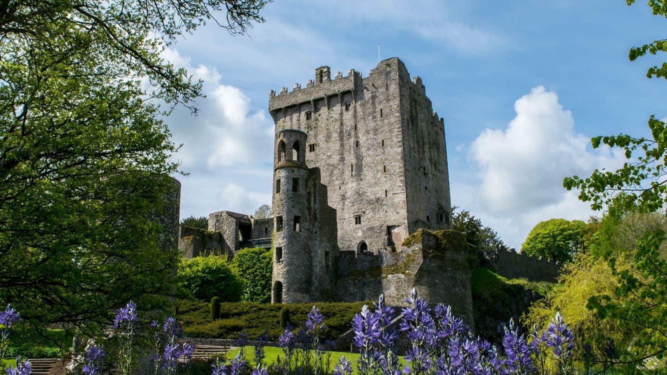 An exterior image of Blarney Castle and Gardens