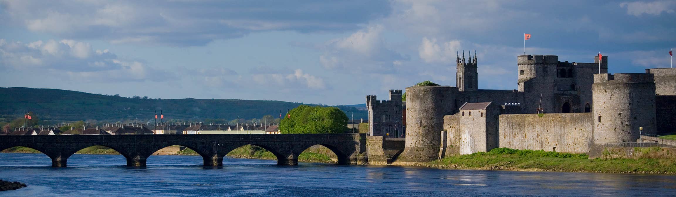 A bridge leading to King John's Castle, Limerick City