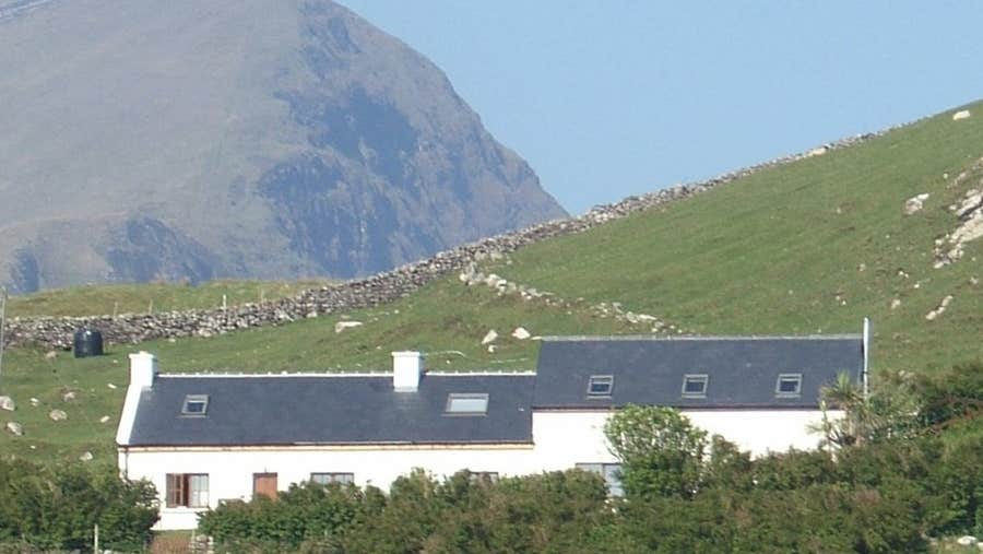 House with mountain view