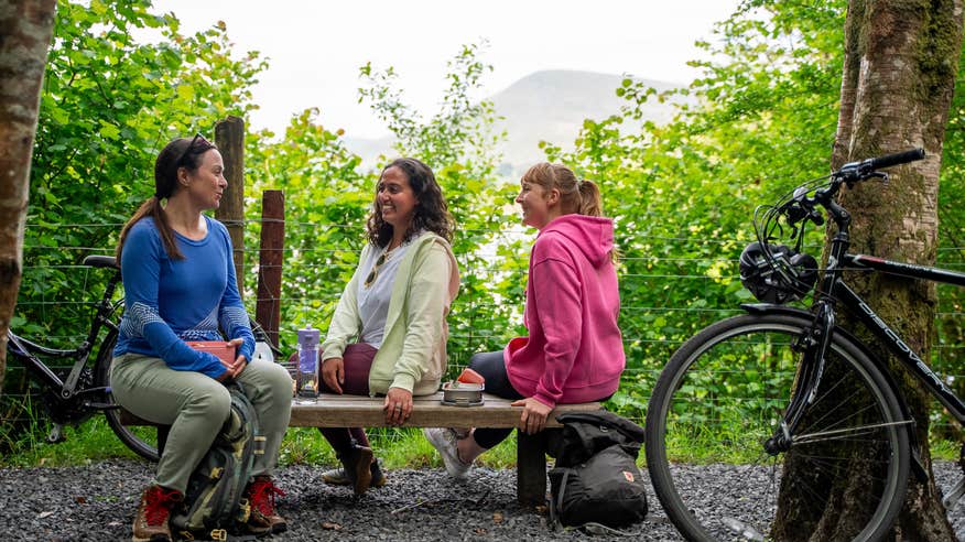 There are amazing places to eat along the greenways.