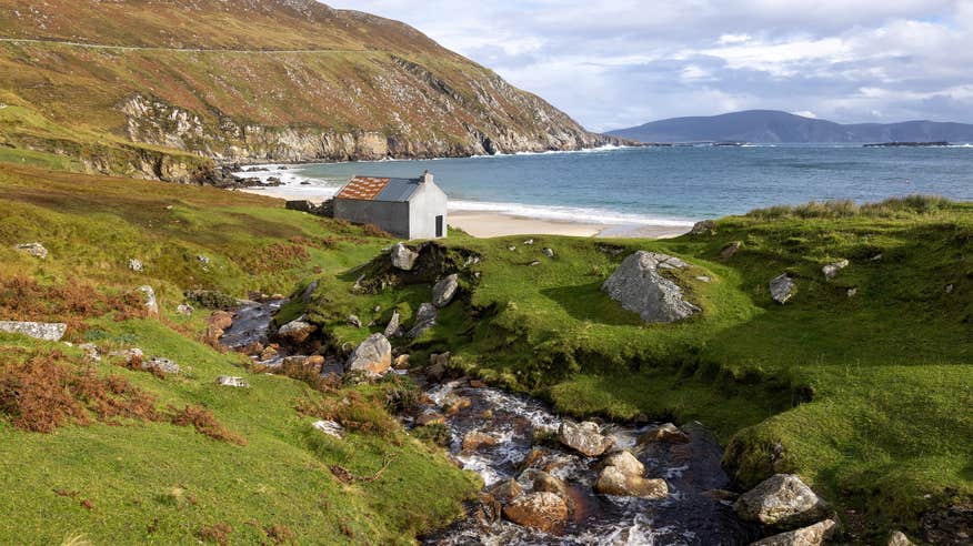 Keem Bay on Achill is home to Colm in The Banshees of Inisherin.