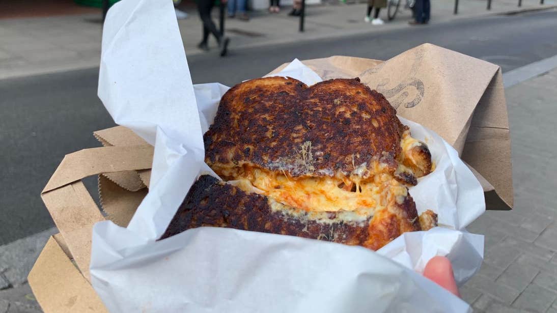 A toasted sandwich by Loose Cannon, Cheese and Wine, Dublin