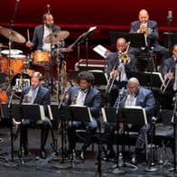 Jazz at Lincoln Center with Wynton Marsalis, part of an orchestra