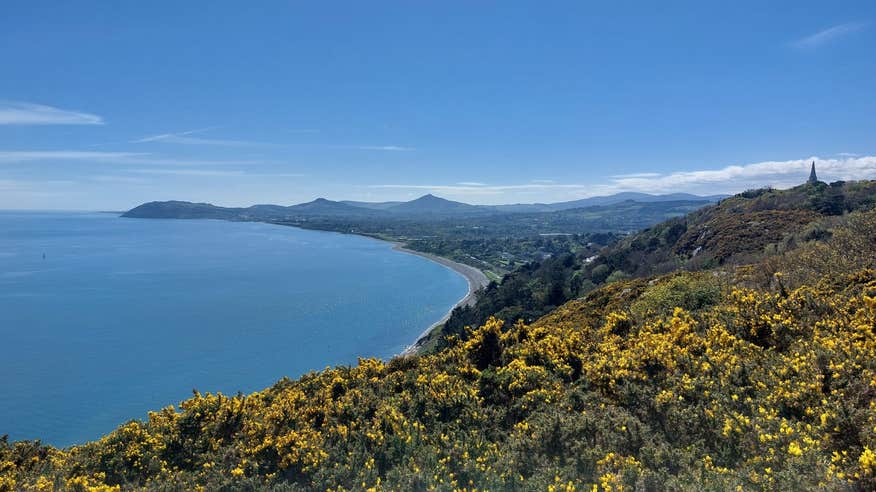 The view from Killiney Hill in Co Dublin