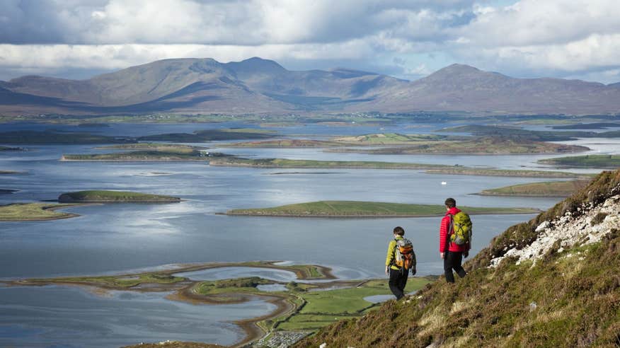 Hikers on Croagh Patrick, Co. Mayo