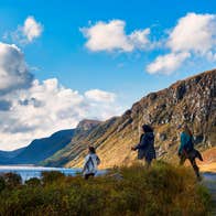 Hikers in Glenveagh National Park in Co Donegal