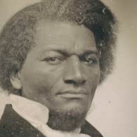 An early portrait of Frederick Douglass, likely taken around the time of his visit to Ireland, capturing the piercing gaze and dignified bearing that made him one of the most photographed Americans of the 19th century.