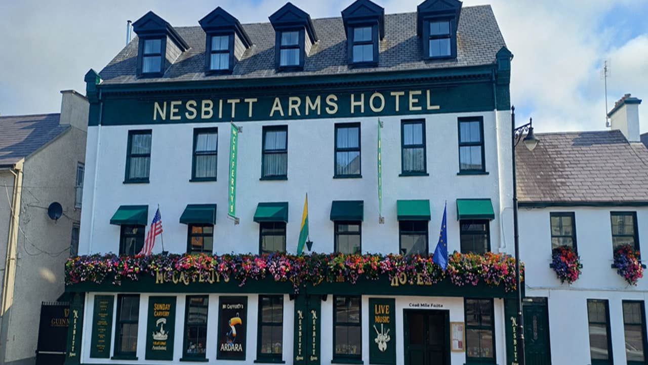 Front view of hotel