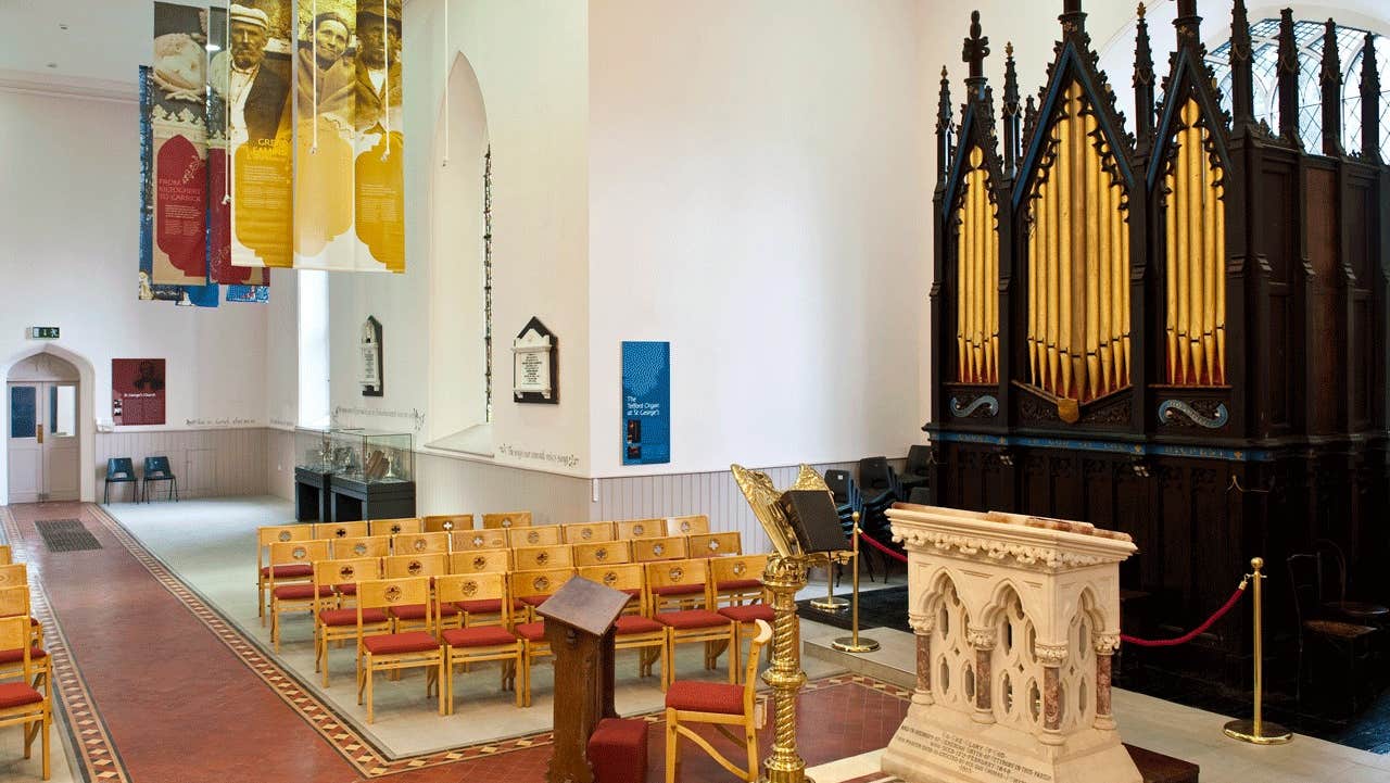 St Georges Church at the visitor centre