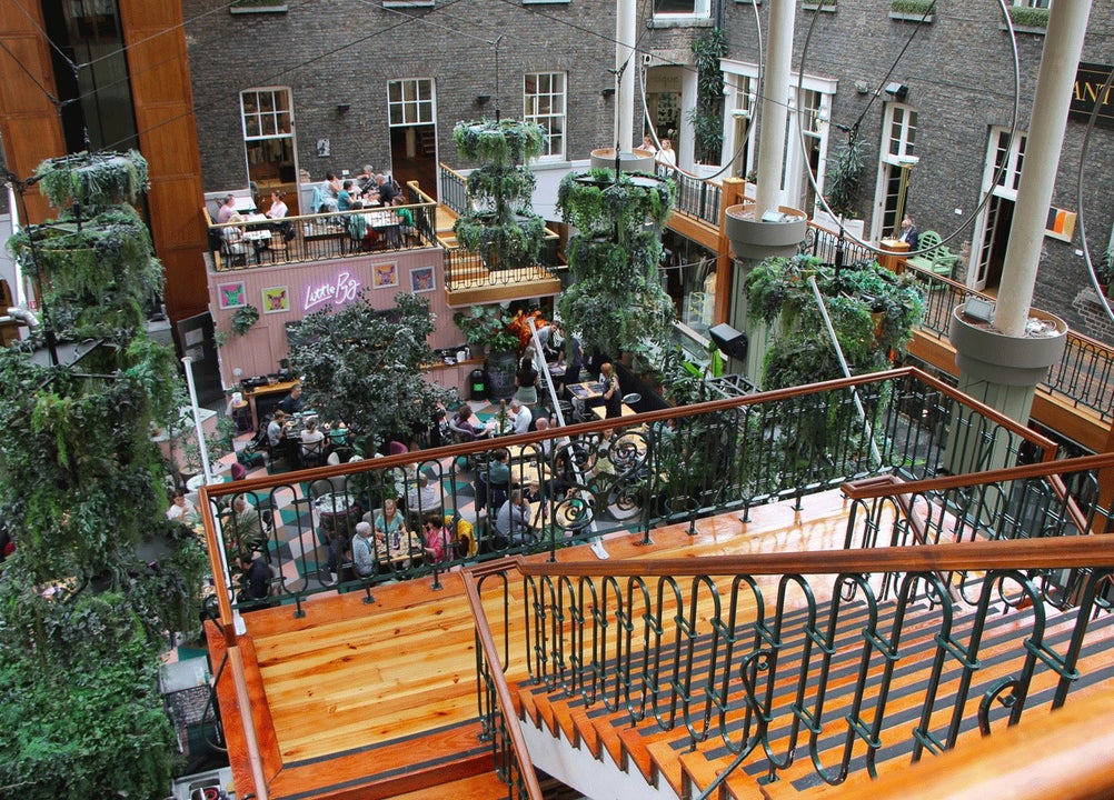 Cafe seating area at Powerscourt Townhouse Centre