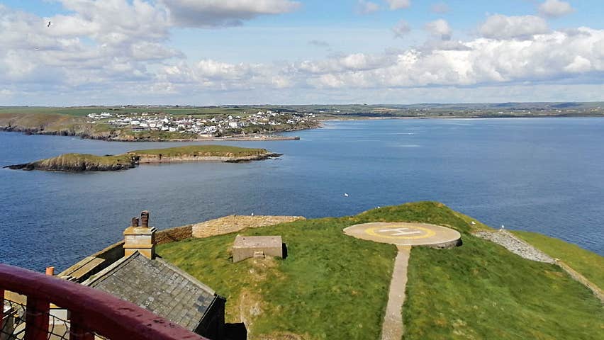 Ballycotton Sea Adventures view from the lighthouse on Ballycotton Island