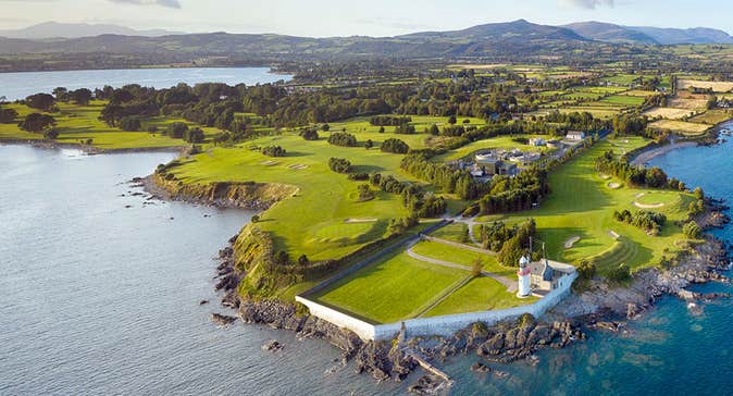 Gold Coast Golf Club aerial view showing lighthouse