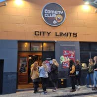 The Front of the Club at Opening Time