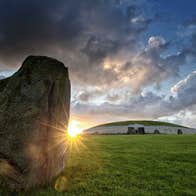 Newgrange in the sunlight