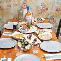 Traditional Irish Food Experience table setting
