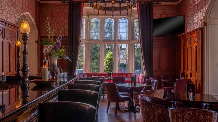The Knight's Bar in Clontarf Castle in County Dublin