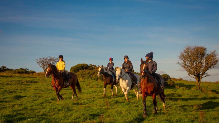 Riders from Tipperary Mountain Trekking Centre in Co Tipperary