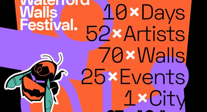 Poster for Waterford Walls Festival 2026