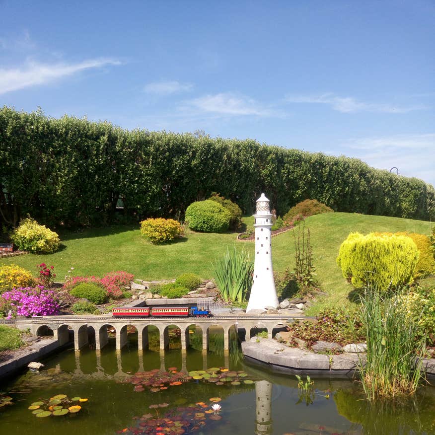 Model railway garden in Clonakilty.