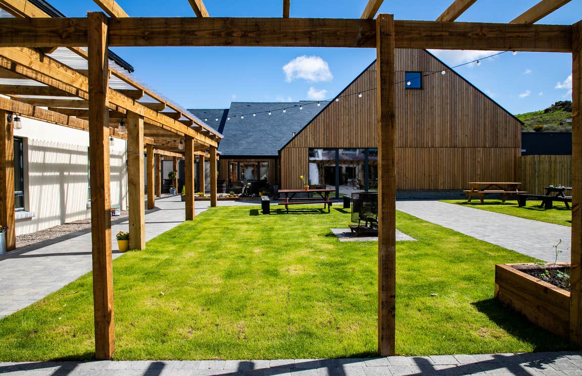 The barn at Hotel Doolin in County Clare