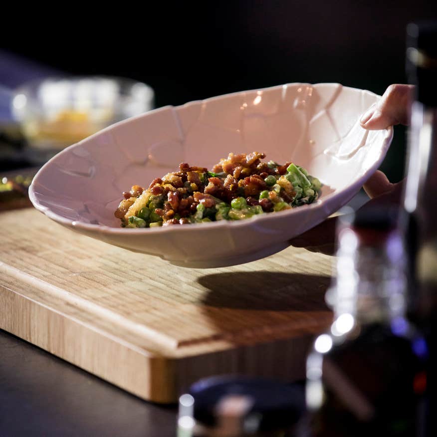 A dish of food