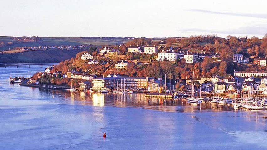 View of Kinsale Harbour.