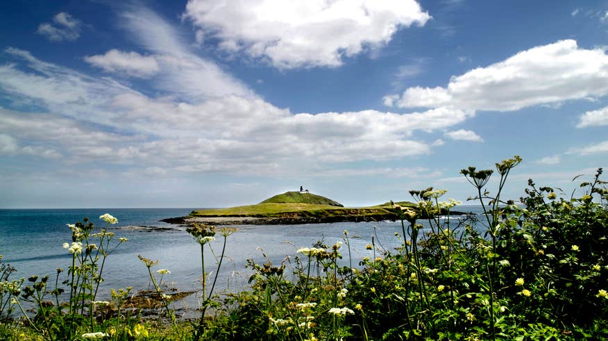 Ballycotton Lighthouse in County Cork in the distance 
