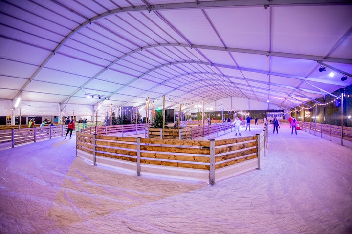 Alpine Skate Trail - inside view of a large skating arena