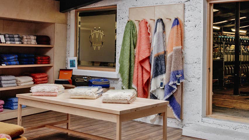 Cushendale Woollen Mills showroom