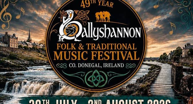 Part of poster for Ballyshannon Folk and Trad Festival