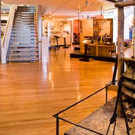 Sensory Friendly Hour at Turlough Park, view of the inside of the museum with displays