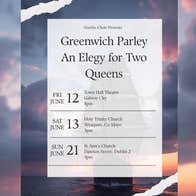 Image showing title of concert series and list of performance dates against the background of a stormy sky and tall ship.