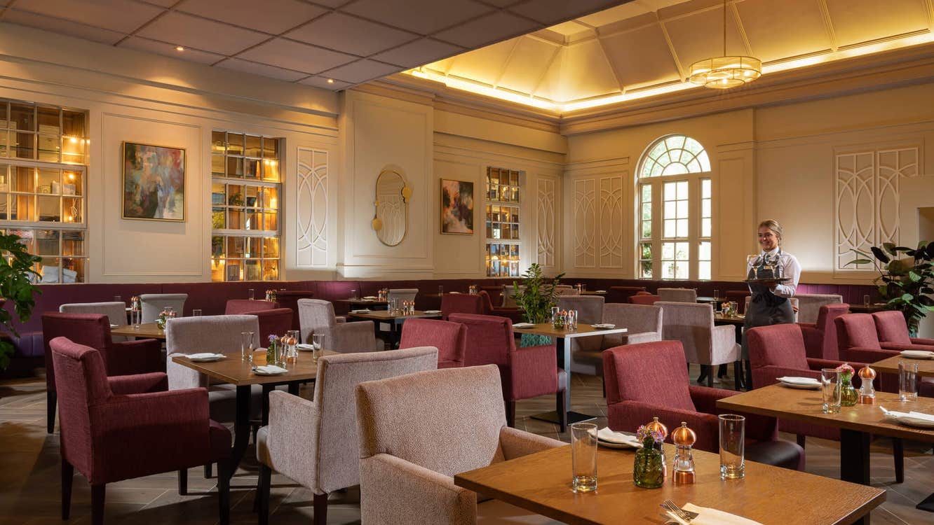 The interior of the casual dining restaurant