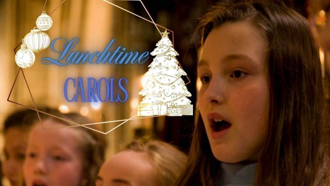 Choristers performing Lunchtime Carols at Saint Patrick's Cathedral