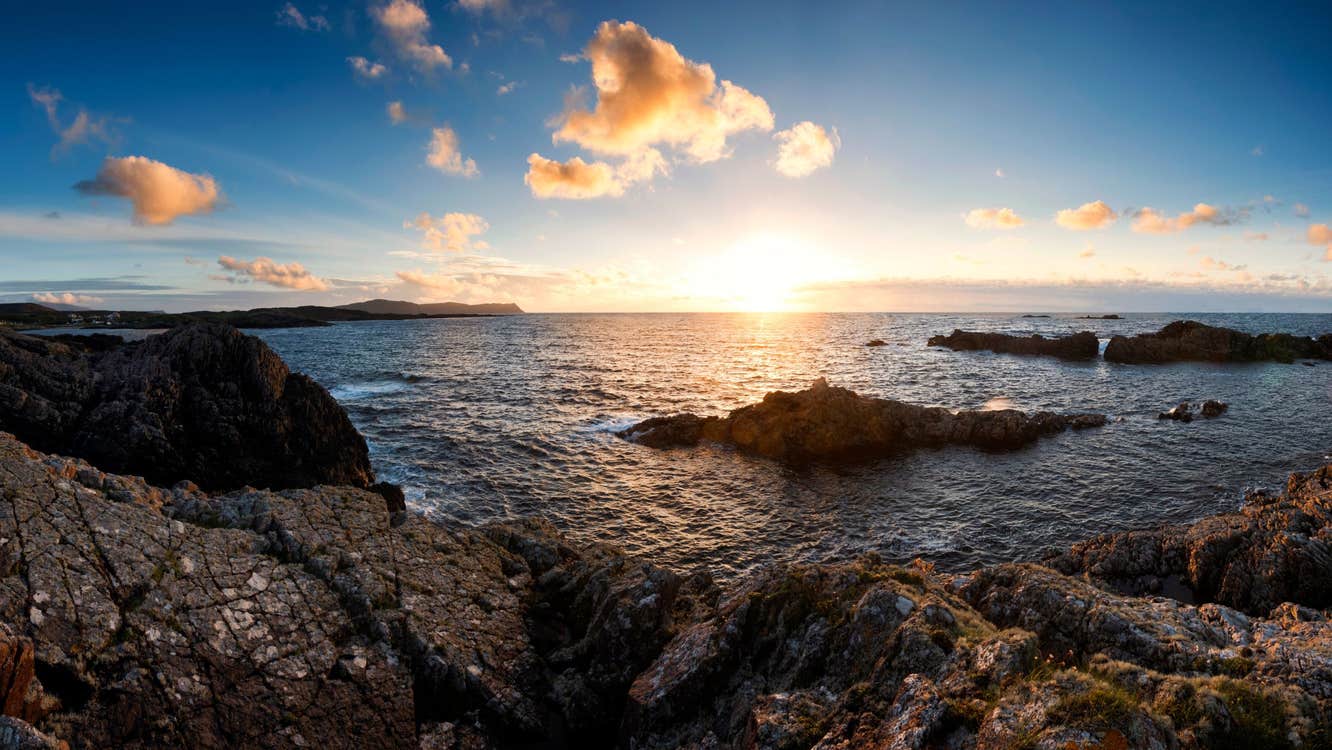 The view from the Rosguill Peninsula Discovery Point.