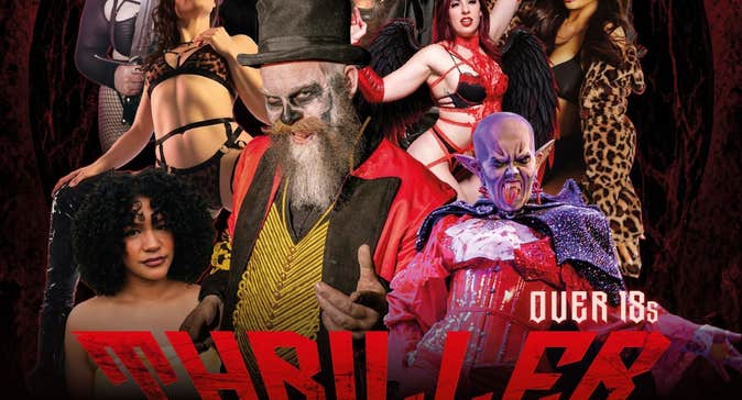 An event poster for All that Glitters Cabaret