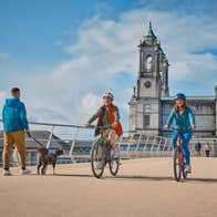 People cycling in Athlone
