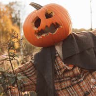 Pumpkin Scarecrow at Skerries Mills