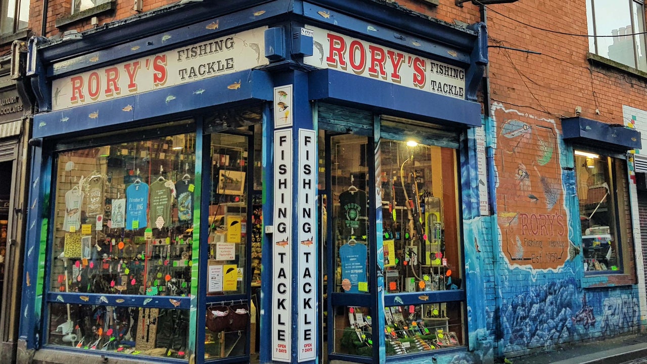 Rory's Fishing Tackle Shop Front